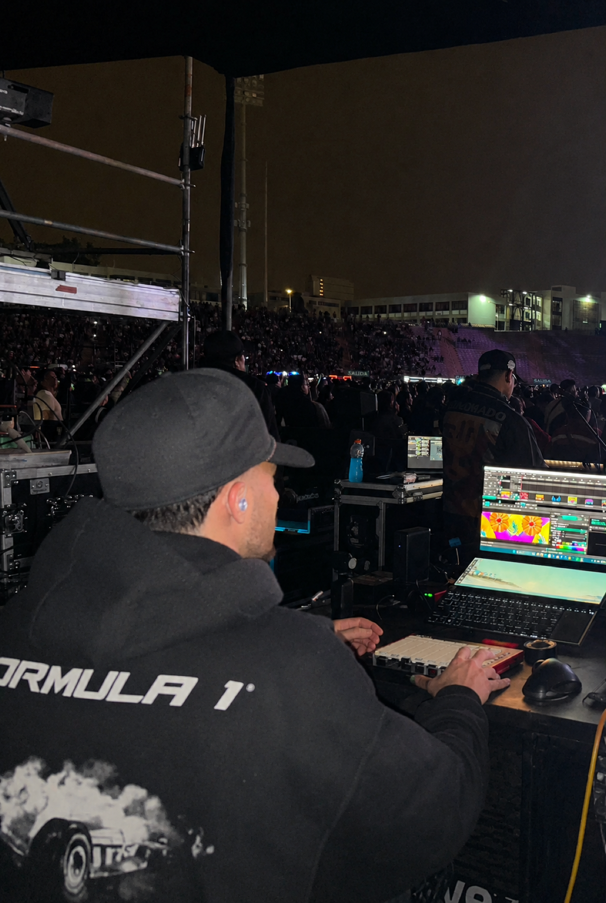 Operación técnica y control de video durante un evento en vivo